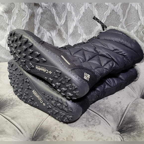 Columbia | Omni-Grip Powder Summit Quilted Puff Faux Fur Winter Boots | Size 7 - Picture 10 of 10